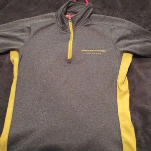 Grey and yellow fitted jacket